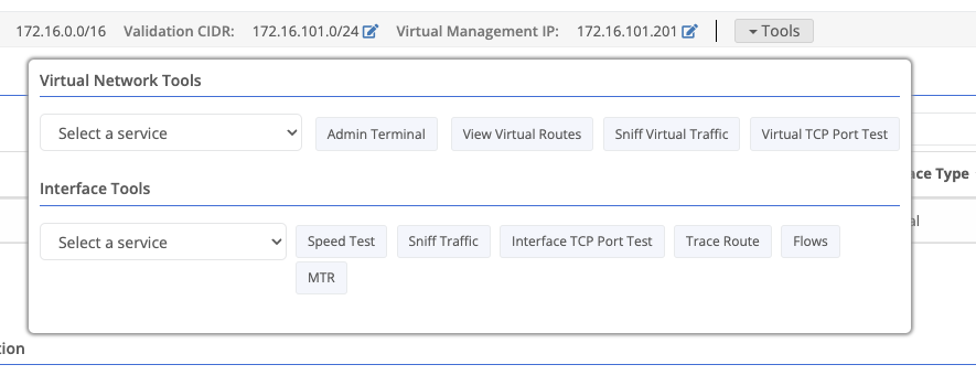 Virtual Network Tools